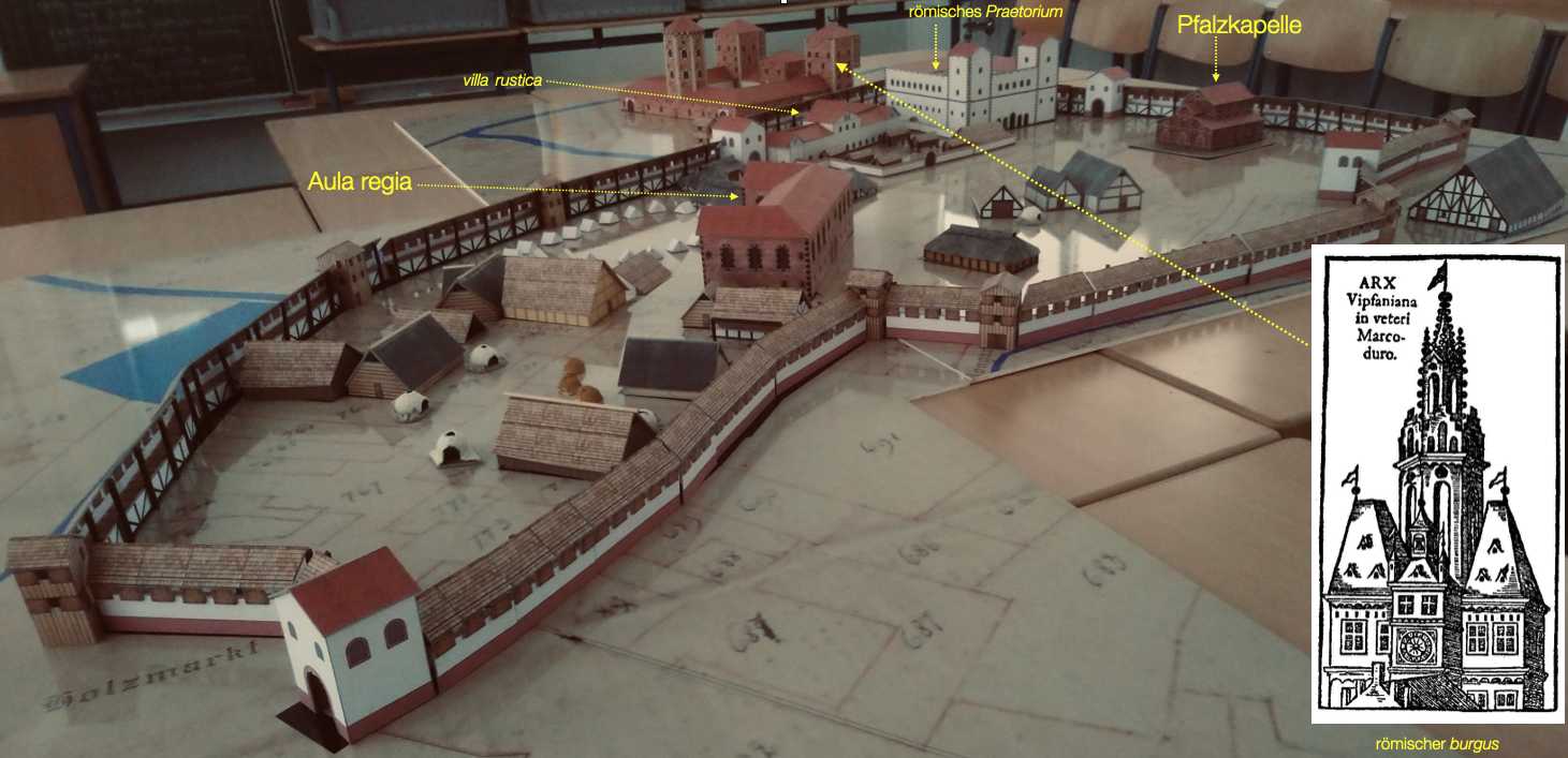 Modell Königspfalz Düren