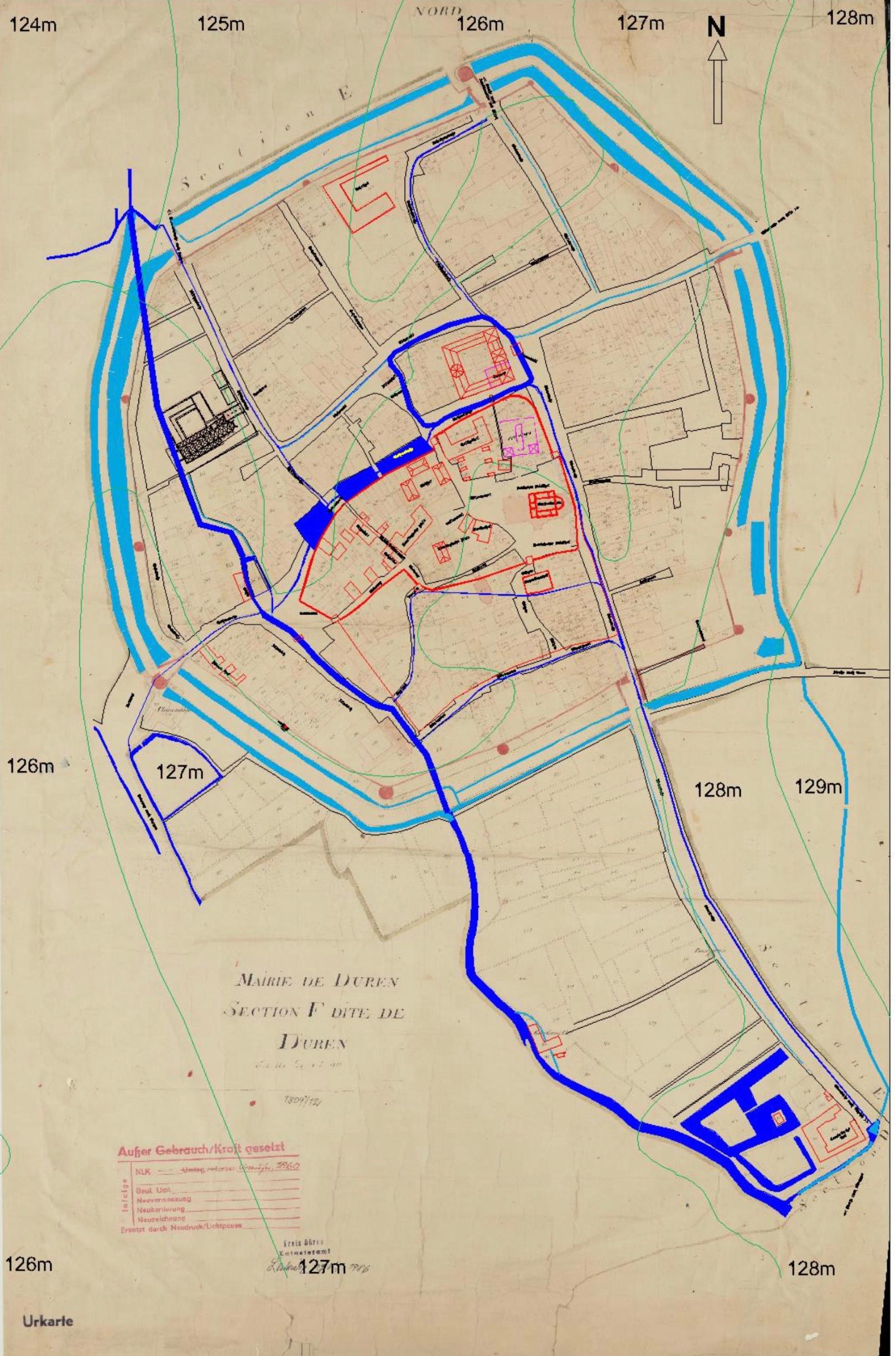 Rekonstruktionsversuch der fränkischen Pfalzanlage
